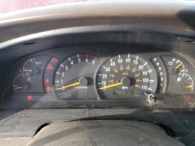 5TBBT4412YS005907 - 2000 TOYOTA TUNDRA ACCESS CAB წითელი ფოტო 9