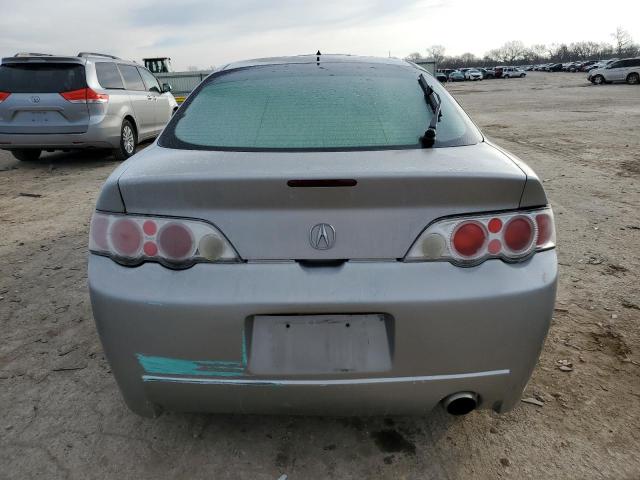JH4DC53824S003725 - 2004 ACURA RSX SILVER photo 6