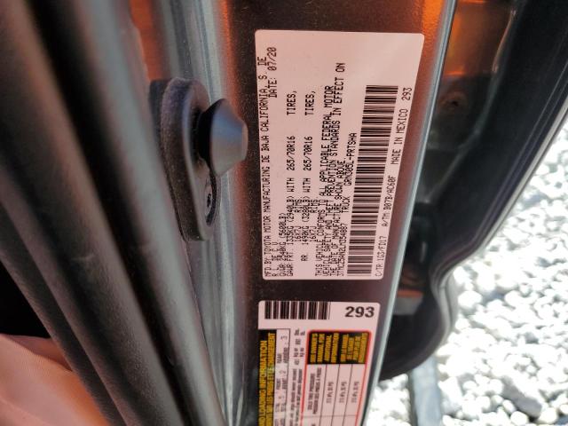 3TMCZ5AN2LM354887 - 2020 TOYOTA TACOMA DOUBLE CAB 石墨色 照片 13