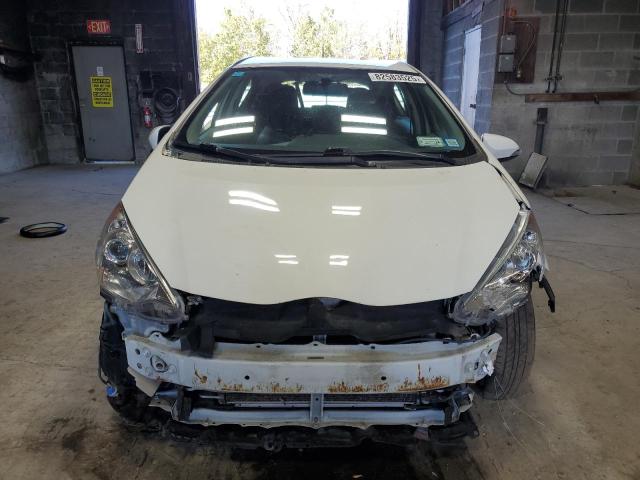 JTDKDTB3XC1504835 - 2012 TOYOTA PRIUS C WHITE photo 5