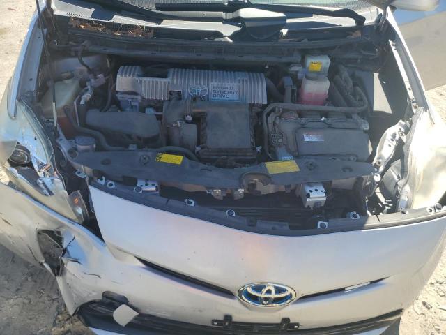 JTDKN3DU5D0349346 - 2013 TOYOTA PRIUS 银色 照片 11