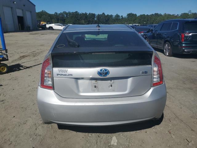 JTDKN3DU5D0349346 - 2013 TOYOTA PRIUS 银色 照片 6