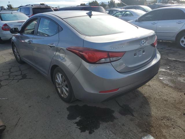 KMHDH4AE0EU166154 - 2014 HYUNDAI ELANTRA SE SILVER photo 2