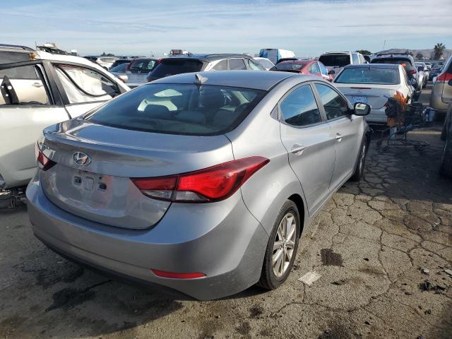 KMHDH4AE0EU166154 - 2014 HYUNDAI ELANTRA SE SILVER photo 3