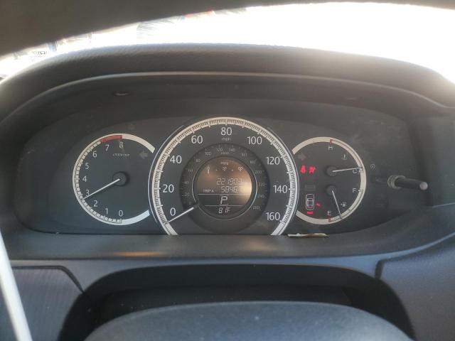 1HGCR2F72DA023199 - 2013 HONDA ACCORD EX ვერცხლისფერი ფოტო 9