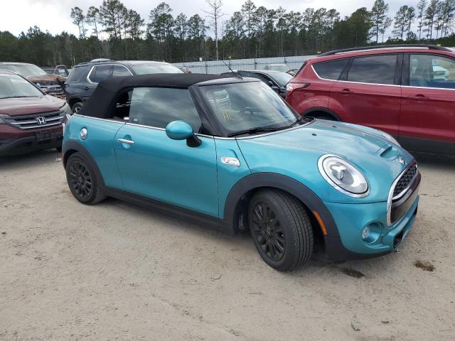 WMWWG9C56J3E39012 - 2018 MINI COOPER S TEAL photo 4