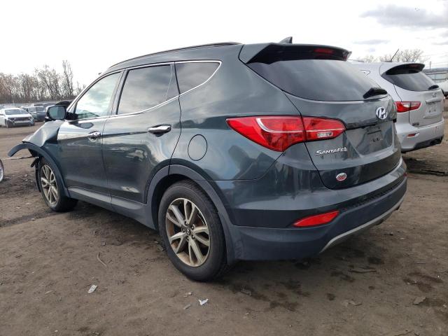 5XYZU3LA9EG143063 - 2014 HYUNDAI SANTA FE S GREEN photo 2