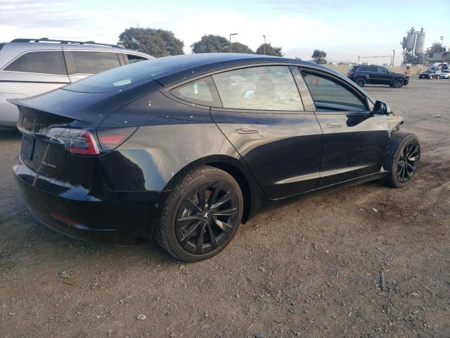 5YJ3E1EB7MF076191 - 2021 TESLA MODEL 3 BLACK photo 3