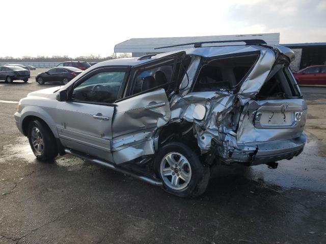 2HKYF18605H547652 - 2005 HONDA PILOT EXL SILVER photo 2