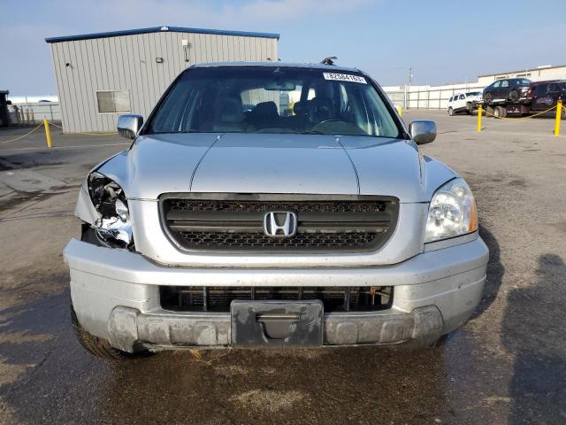 2HKYF18605H547652 - 2005 HONDA PILOT EXL SILVER photo 5