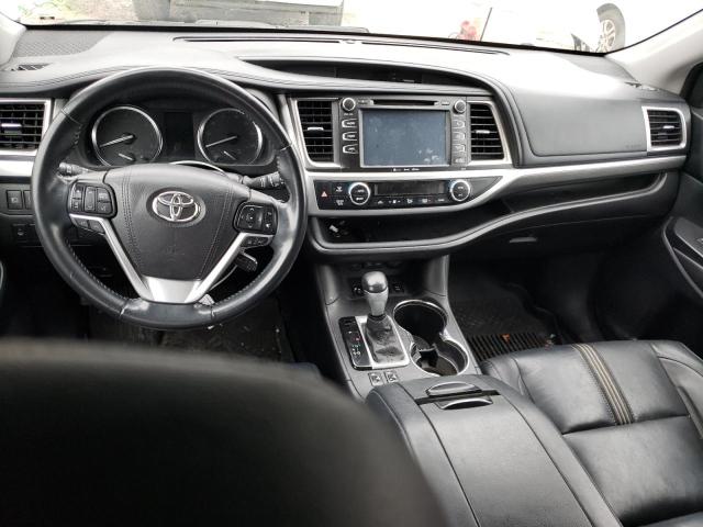 5TDJZRFH1HS373357 - 2017 TOYOTA HIGHLANDER SE GRAY photo 8