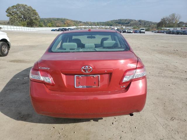 4T4BF3EK0BR144079 - 2011 TOYOTA CAMRY BASE RED photo 6