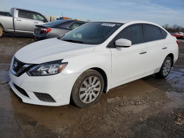 3N1AB7AP3GY326235 - 2016 NISSAN SENTRA S WHITE photo 1