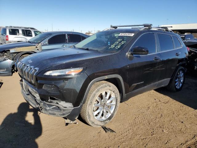 1C4PJMDS0FW704218 - 2015 JEEP CHEROKEE LIMITED BLACK photo 1