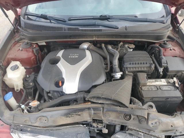 5NPEC4AB4BH278037 - 2011 HYUNDAI SONATA SE MAROON photo 11