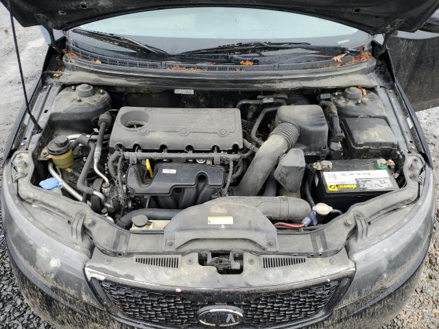 KNAFU4A27B5442492 - 2011 KIA FORTE EX BLACK photo 11