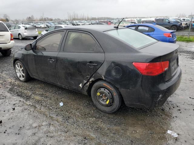 KNAFU4A27B5442492 - 2011 KIA FORTE EX BLACK photo 2