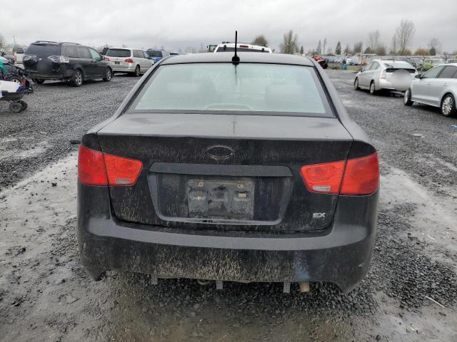 KNAFU4A27B5442492 - 2011 KIA FORTE EX BLACK photo 6