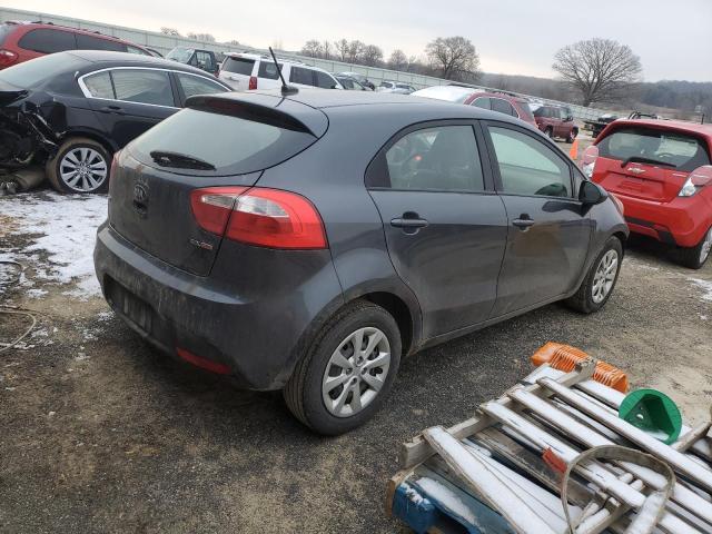 KNADN5A34D6203708 - 2013 KIA RIO EX CHARCOAL photo 3