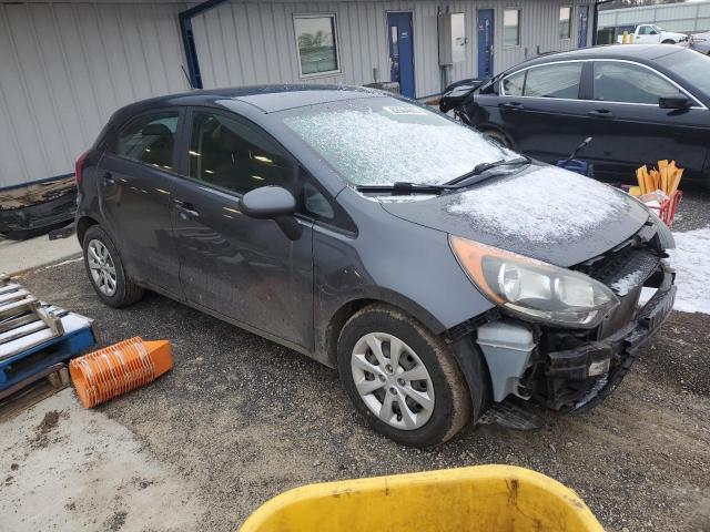 KNADN5A34D6203708 - 2013 KIA RIO EX CHARCOAL photo 4