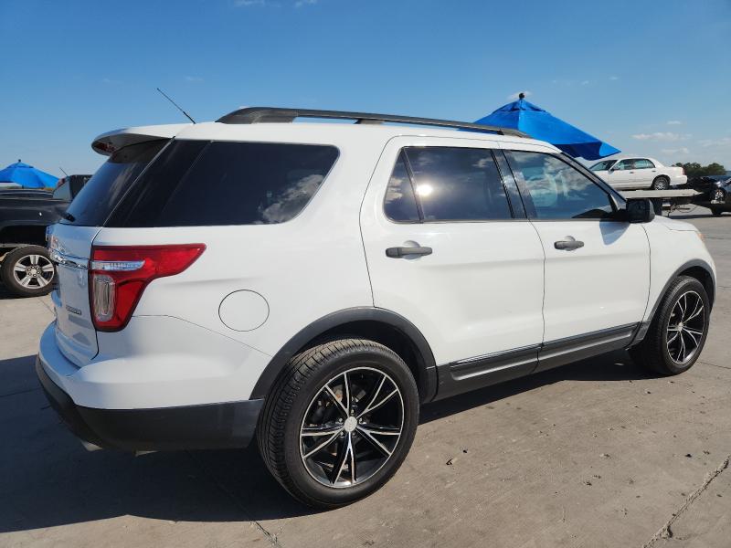 1FM5K7B80DGB52638 - 2013 FORD EXPLORER WHITE photo 3