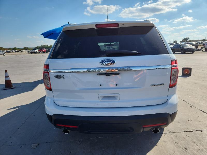 1FM5K7B80DGB52638 - 2013 FORD EXPLORER WHITE photo 6