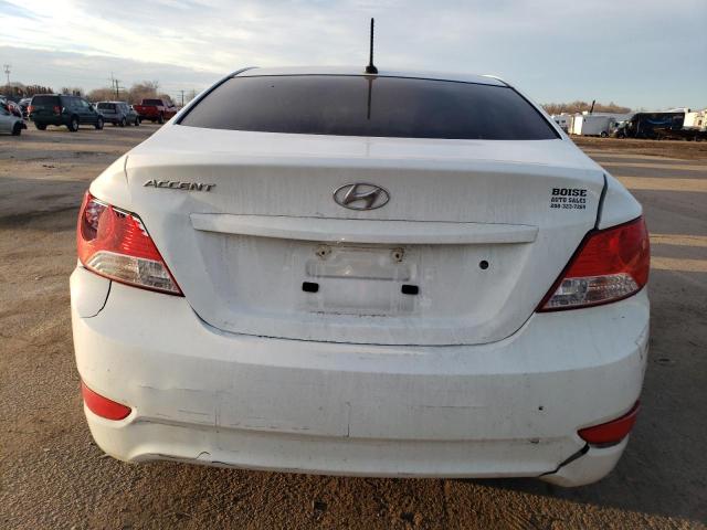 KMHCT4AE6CU089975 - 2012 HYUNDAI ACCENT GLS WHITE photo 6