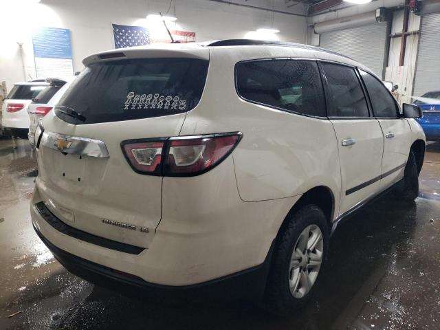 1GNKRFED6EJ141032 - 2014 CHEVROLET TRAVERSE LS WHITE photo 3