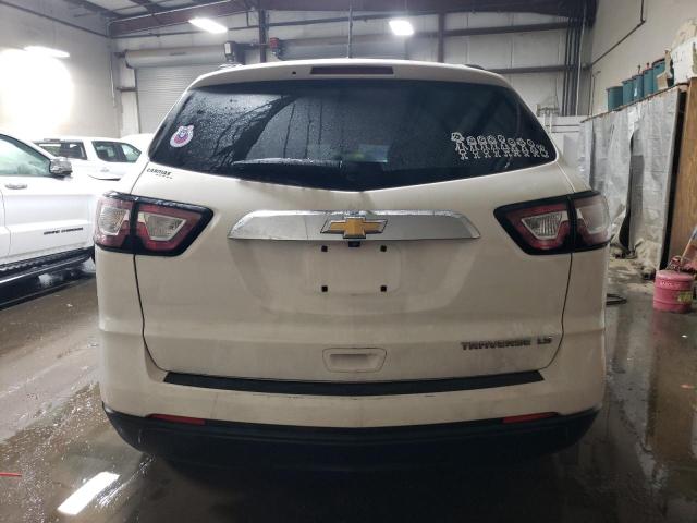 1GNKRFED6EJ141032 - 2014 CHEVROLET TRAVERSE LS WHITE photo 6