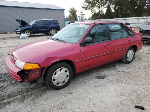 1FASP14J8SW173350 - 1995 FORD ESCORT LX RED photo 1