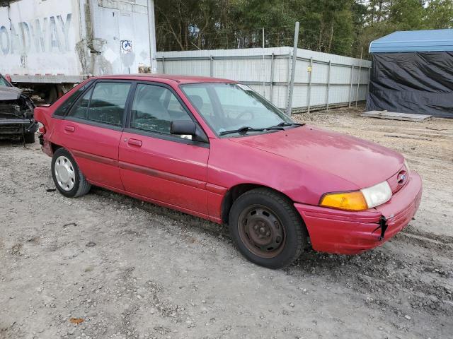 1FASP14J8SW173350 - 1995 FORD ESCORT LX RED photo 4