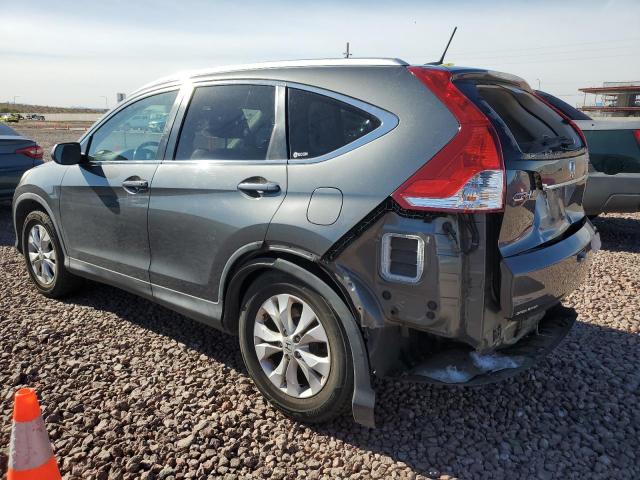 2HKRM4H7XCH610709 - 2012 HONDA CR-V EXL BLACK photo 2