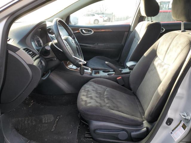 3N1AB7AP7DL624246 - 2013 NISSAN SENTRA S SILVER photo 7