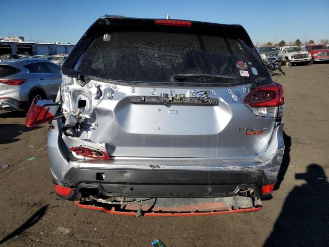 JF2SKAKC7KH579803 - 2019 SUBARU FORESTER SPORT SILVER photo 6