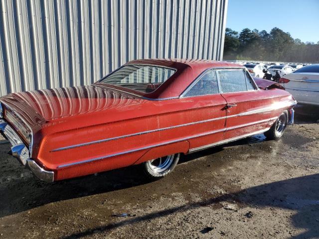 4U66Z144380 - 1964 FORD GALAXY RED photo 3