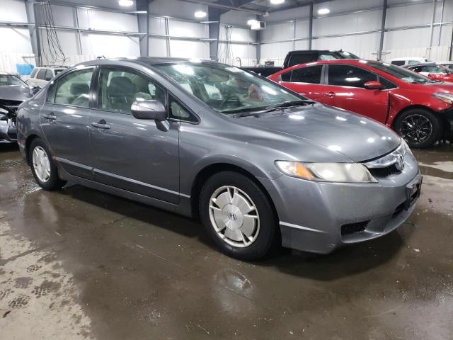 JHMFA3F22AS000779 - 2010 HONDA CIVIC HYBRID GRAY photo 4