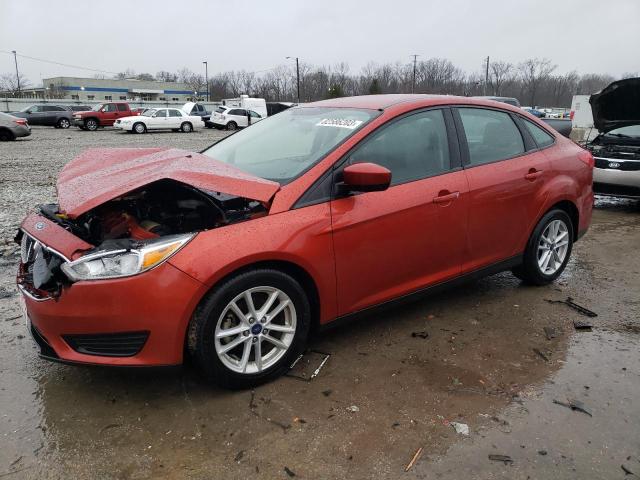 1FADP3F20JL265594 - 2018 FORD FOCUS SE RED photo 1