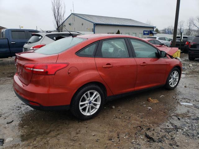 1FADP3F20JL265594 - 2018 FORD FOCUS SE RED photo 3