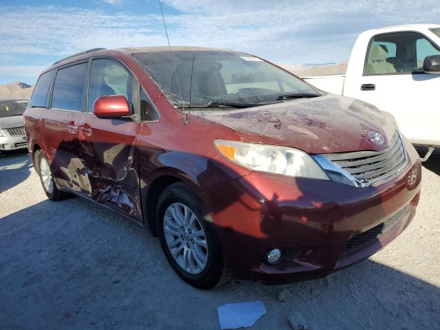 5TDYK3DC5ES455661 - 2014 TOYOTA SIENNA XLE RED photo 4