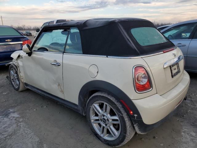 WMWZN3C50CT134749 - 2012 MINI COOPER WHITE photo 2