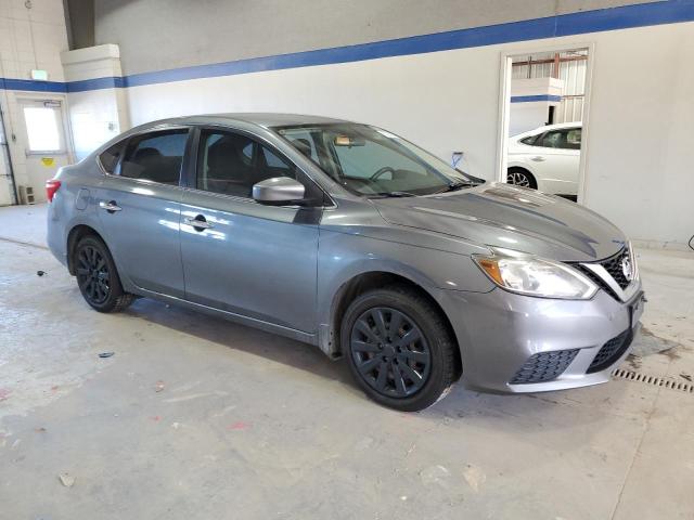 3N1AB7AP8HY333764 - 2017 NISSAN SENTRA S GRAY photo 4
