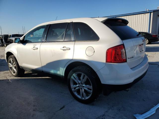 2FMDK3JC3DBA74583 - 2013 FORD EDGE SEL WHITE photo 2