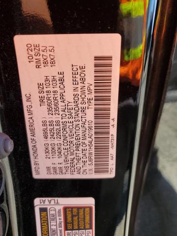 5J6RW1H54LA019610 - 2020 HONDA CR-V EX 黑色 照片 13