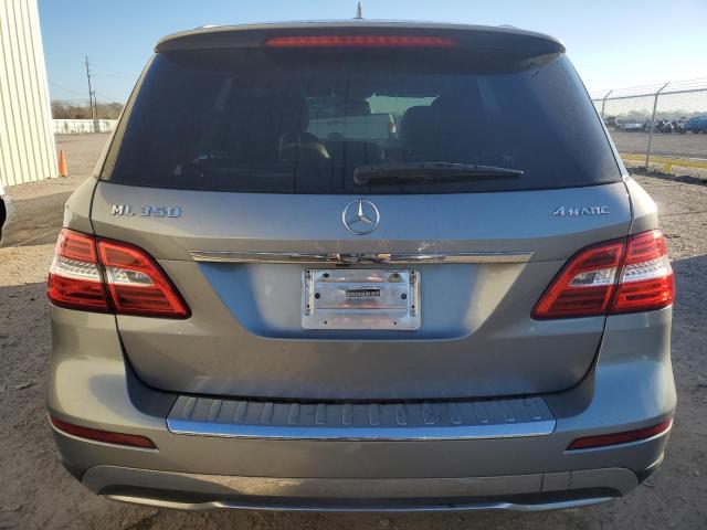 4JGDA5HB6CA078343 - 2012 MERCEDES-BENZ ML 350 4MATIC GRAY photo 6