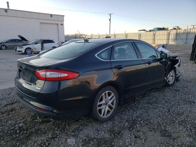 3FA6P0HD7ER208855 - 2014 FORD FUSION SE BLACK photo 3