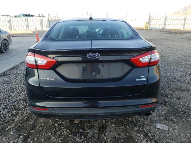 3FA6P0HD7ER208855 - 2014 FORD FUSION SE BLACK photo 6