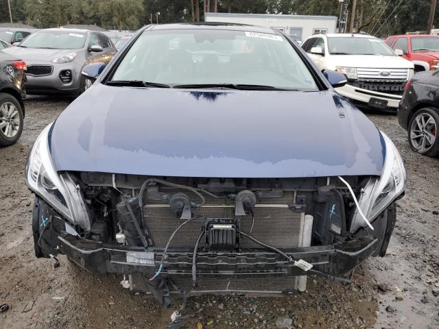 5NPE34AFXGH286055 - 2016 HYUNDAI SONATA SPORT BLUE photo 5