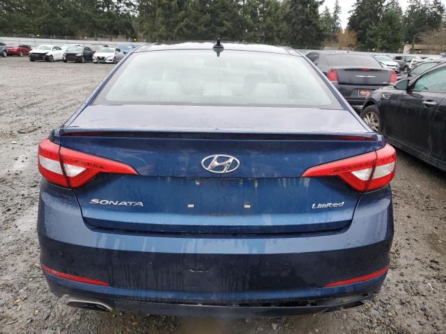 5NPE34AFXGH286055 - 2016 HYUNDAI SONATA SPORT BLUE photo 6