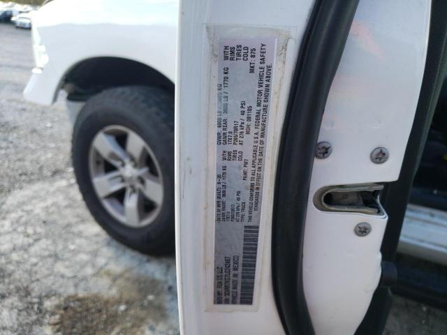 3C6RR7KG7LG242467 - 2020 RAM 1500 CLASS TRADESMAN WHITE photo 12