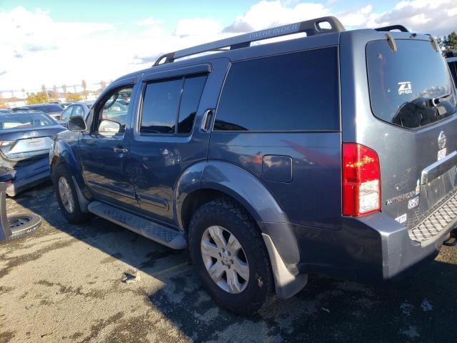 5N1AR18UX5C704182 - 2005 NISSAN PATHFINDER LE BLUE photo 2